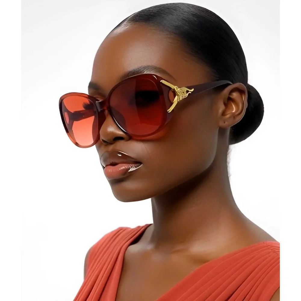 Oversized Shield Sunglasses Women Style Street Wear Party Beach UV400 UV400 Girl